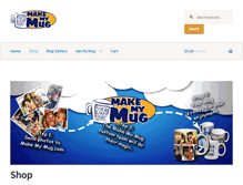 Tablet Screenshot of makemymug.com
